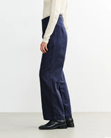 High-Waist Flanellhose Bio-Baumwolle - Dunkelblau| ROTHOLZ