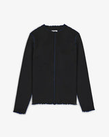 Maglia a maniche lunghe rilassata True Black | Rotholz