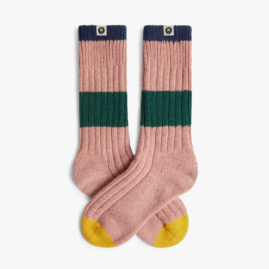 Premium Winter Rec Socks - Pink | JIMMY LION