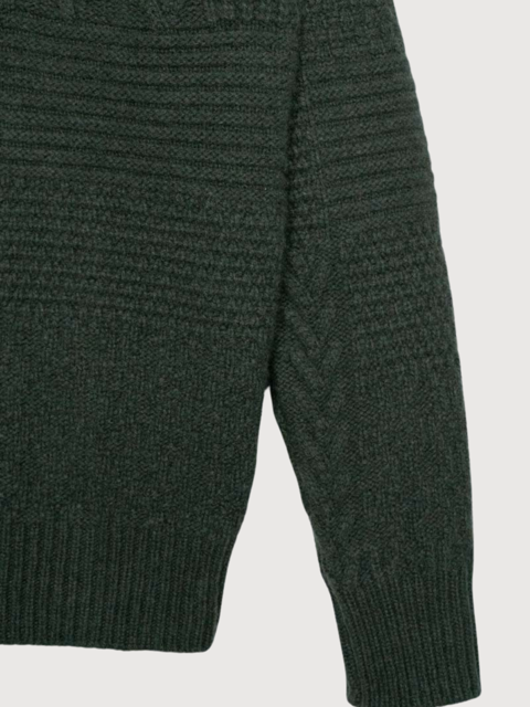 Pullover Bartolomeo Green Cashmere Cashmere Rigenered | Rifo