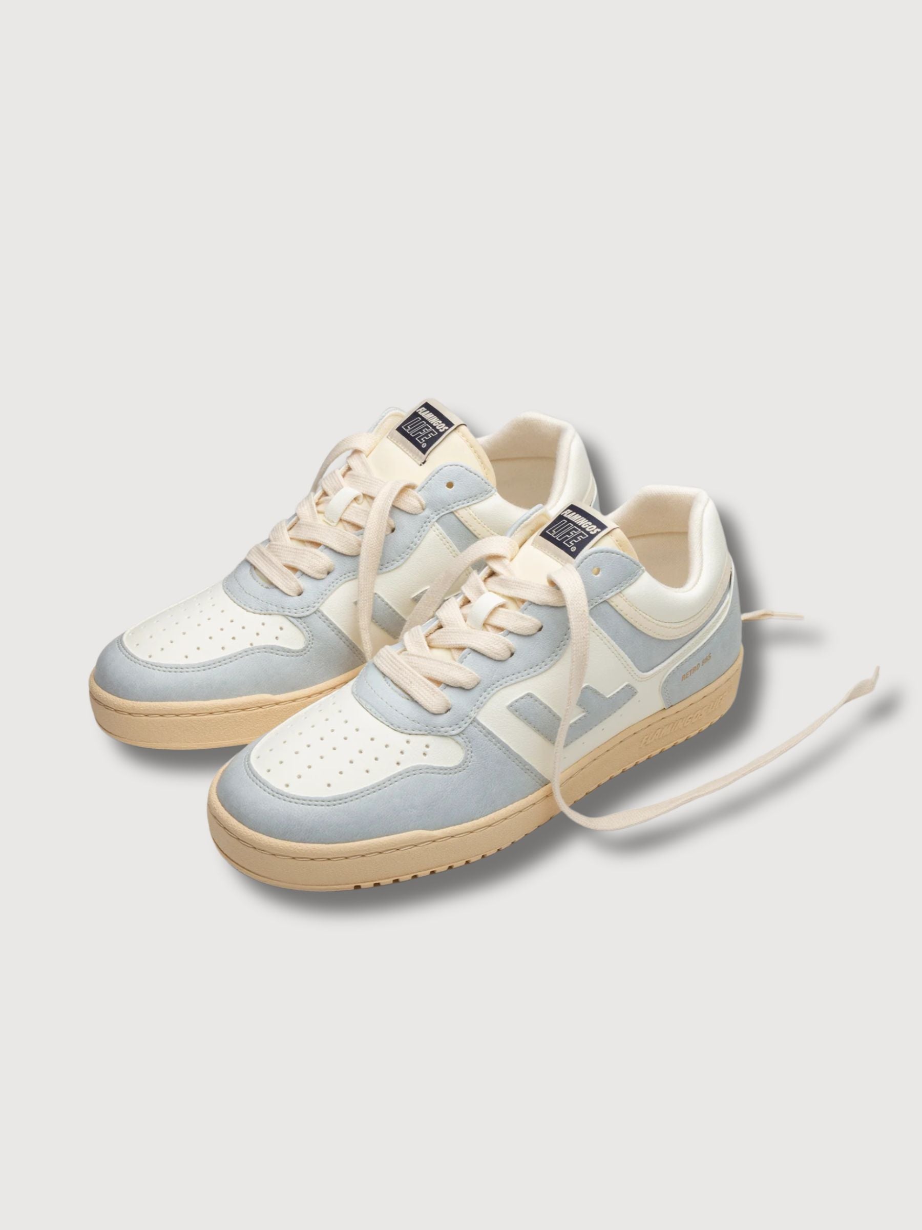 Sneaker vaniglia retrò 86 nebbia | Vita flamingos