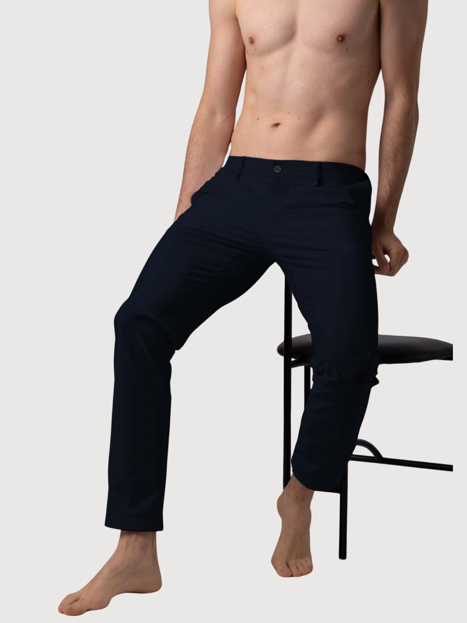 Trouser Ultra Fit Dark Blue Man | Re-lax