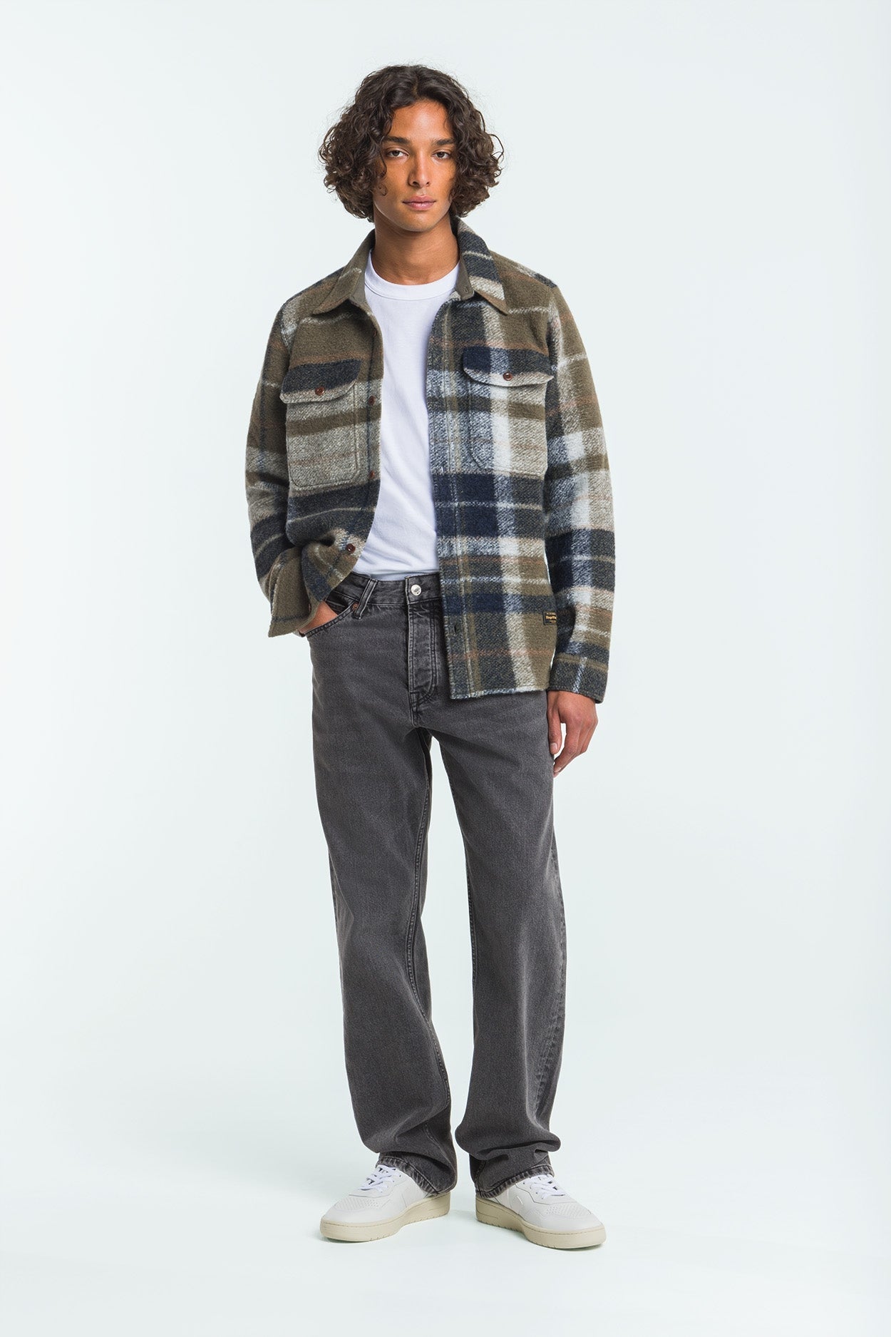 Jeans Roy Holo Grey Worn Uomo | Kings Of Indigo