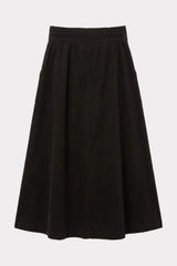 Velvet Skirt Rada Braun | Feli & Hans