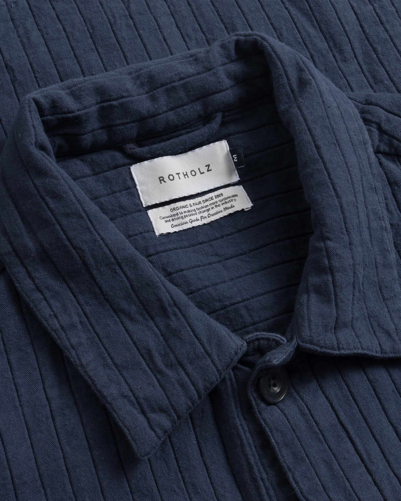 Workwear Jacke Bio-Wollmischung Blau Melange | ROTHOLZ