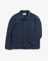 Workwear Jacke Bio-Wollmischung Blau Melange | ROTHOLZ