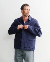 Workwear Jacke Bio-Wollmischung Blau Melange | ROTHOLZ