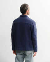 Workwear Jacke Bio-Wollmischung Blau Melange | ROTHOLZ