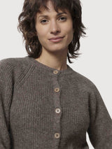 Vittoria Women's Cardigan in Alpaca – Clay Beige | Rifò