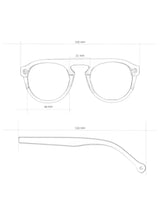 Sonnenbrille Corriente recycelter Kunststoff | Parafina