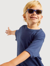 Sunglasses Kid Delfin Recycled Rubber Blue 3-5 years | Parafina