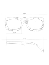 Sunglasses Duna Recycled Plastic Beige | Parafina