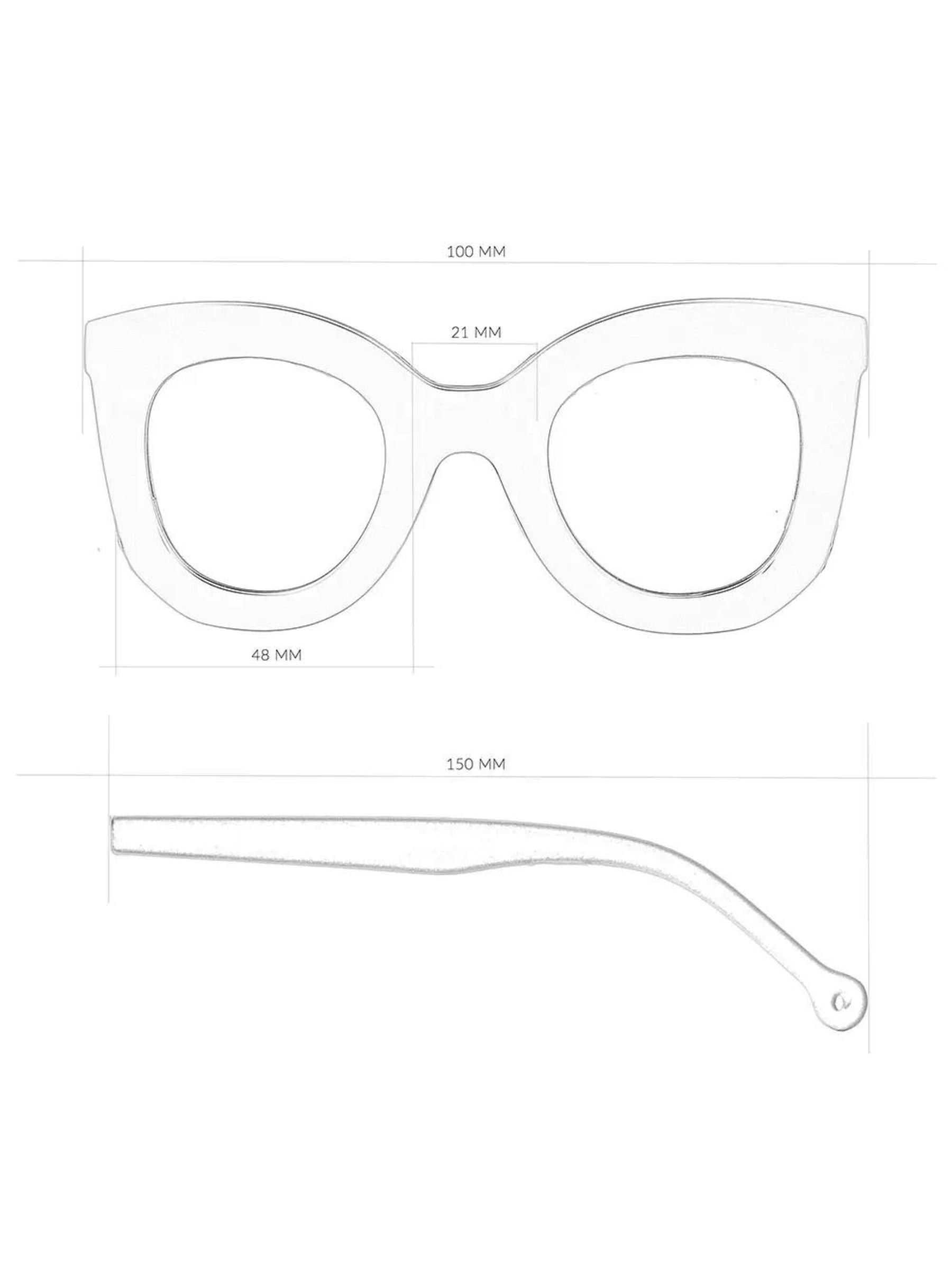 Sonnenbrille Jungla Recycling Plastik | Parafina