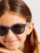 Sonnenbrille Kid Orca Recycling Gummiblau 10-13 Jahre | Parafina