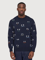 Pullover Feelings Jacquard Multicolor Man | Mazine