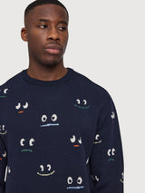 Pullover Feelings Jacquard Multicolor Man | Mazine