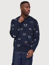 Pullover Feelings Jacquard Multicolor Man | Mazine