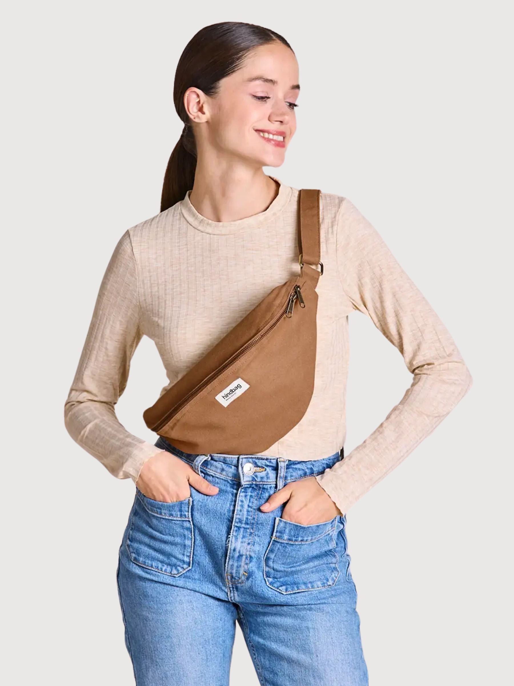 Sasha Cannelle organic cotton fanny pack | Hindbag