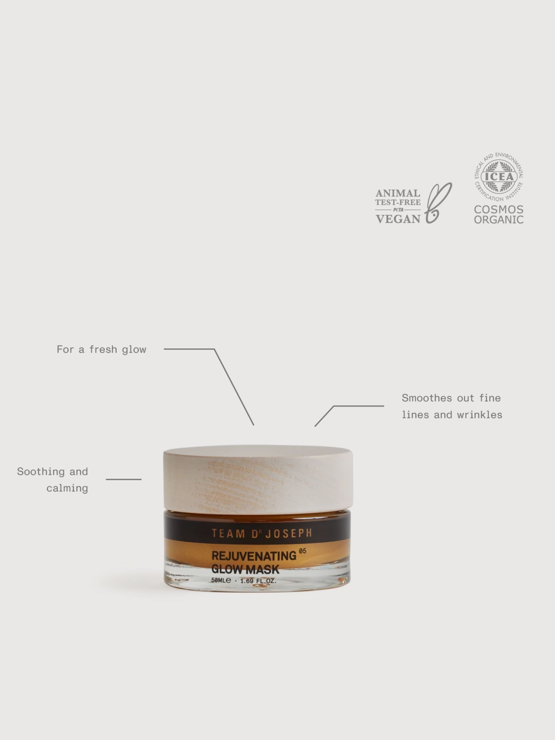 Rejuvenating Glow Mask 50 Ml | Team Dr Joseph