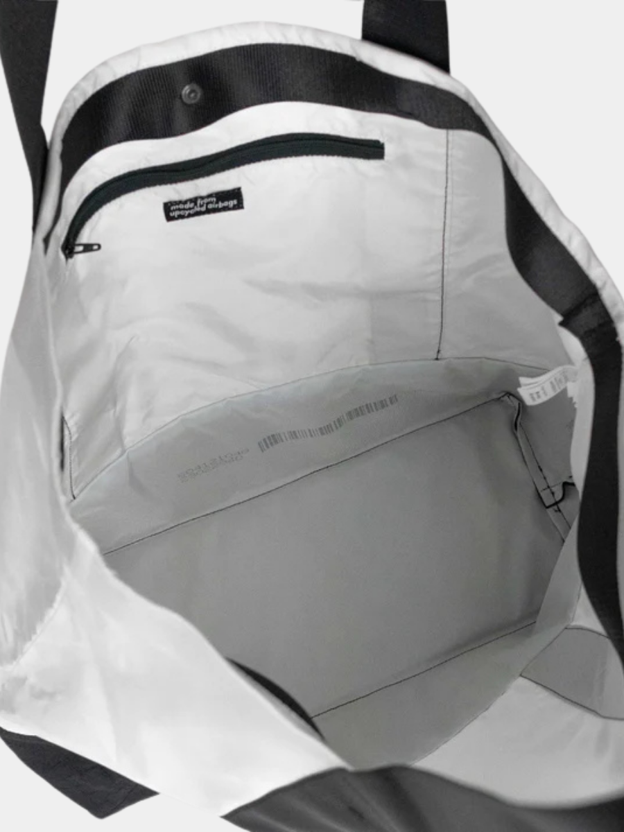 Shopper Deluxe White Recycled Airbag | Airpaq