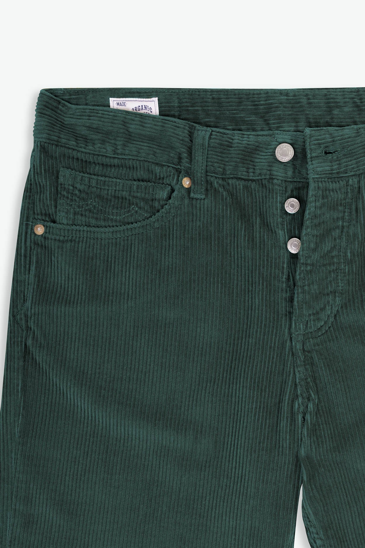 Trouser Sushan Cord Dark Green | Kings Of Indigo