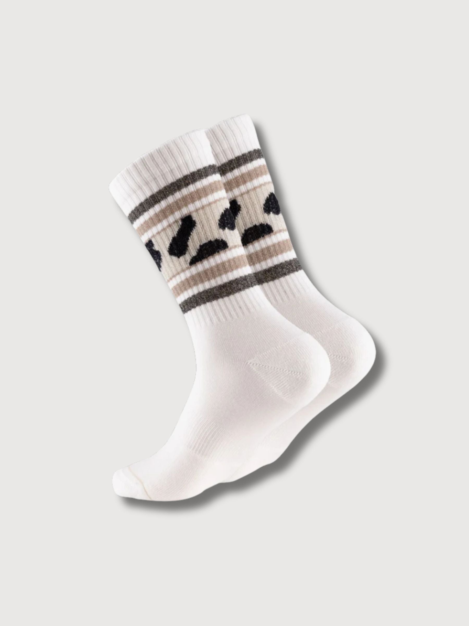 Socks Animal Glitter Sporty Glitter Cow | Ooley