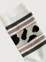 Socks Animal Glitter Sporty Glitter Cow | Ooley