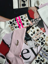 Socks Animal Glitter Sporty Glitter Cow | Ooley