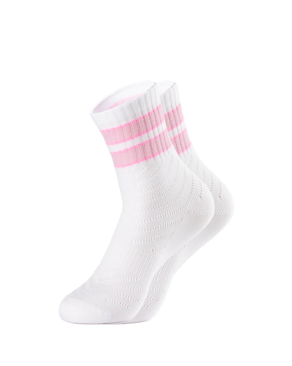 Socken Sportlich Mesh Neon Offwhite | Ooley