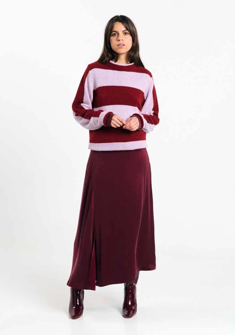 Babol Jumper Streifen Ziegel | SUITE13LAB