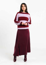 Babol Jumper Streifen Ziegel | SUITE13LAB