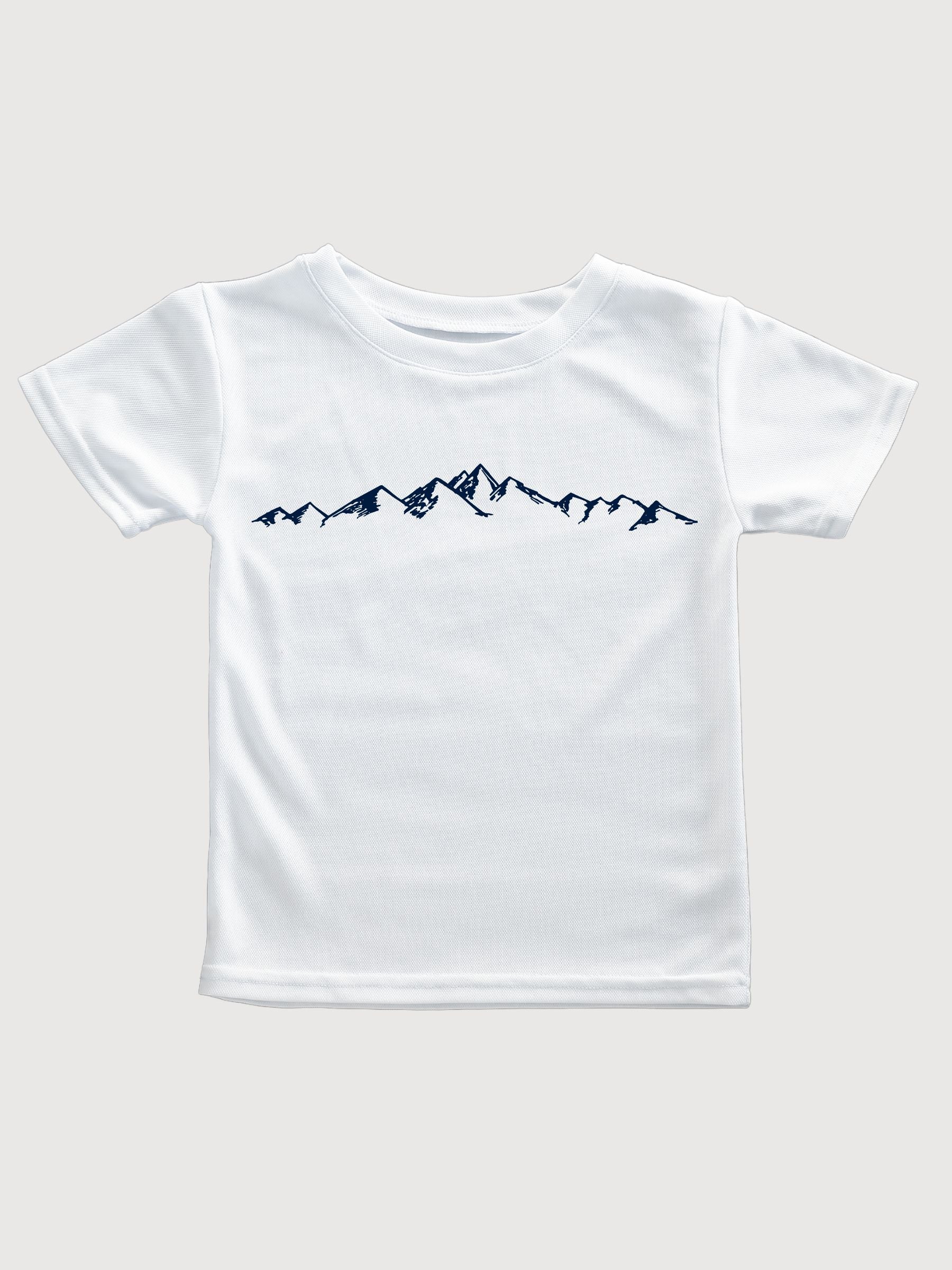 T-shirt Daniel Mountains Bianca | Re-Bello