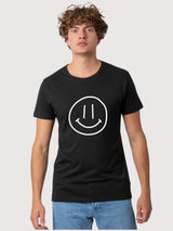 Daniel T-Shirt Smile Nero Uomo | Re-Bello