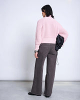 Pullover Ola Pale Pink Cotton Woman | Jan N June