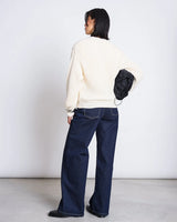 Cardigan Lena Offwhite Cotton Woman | Jan N June