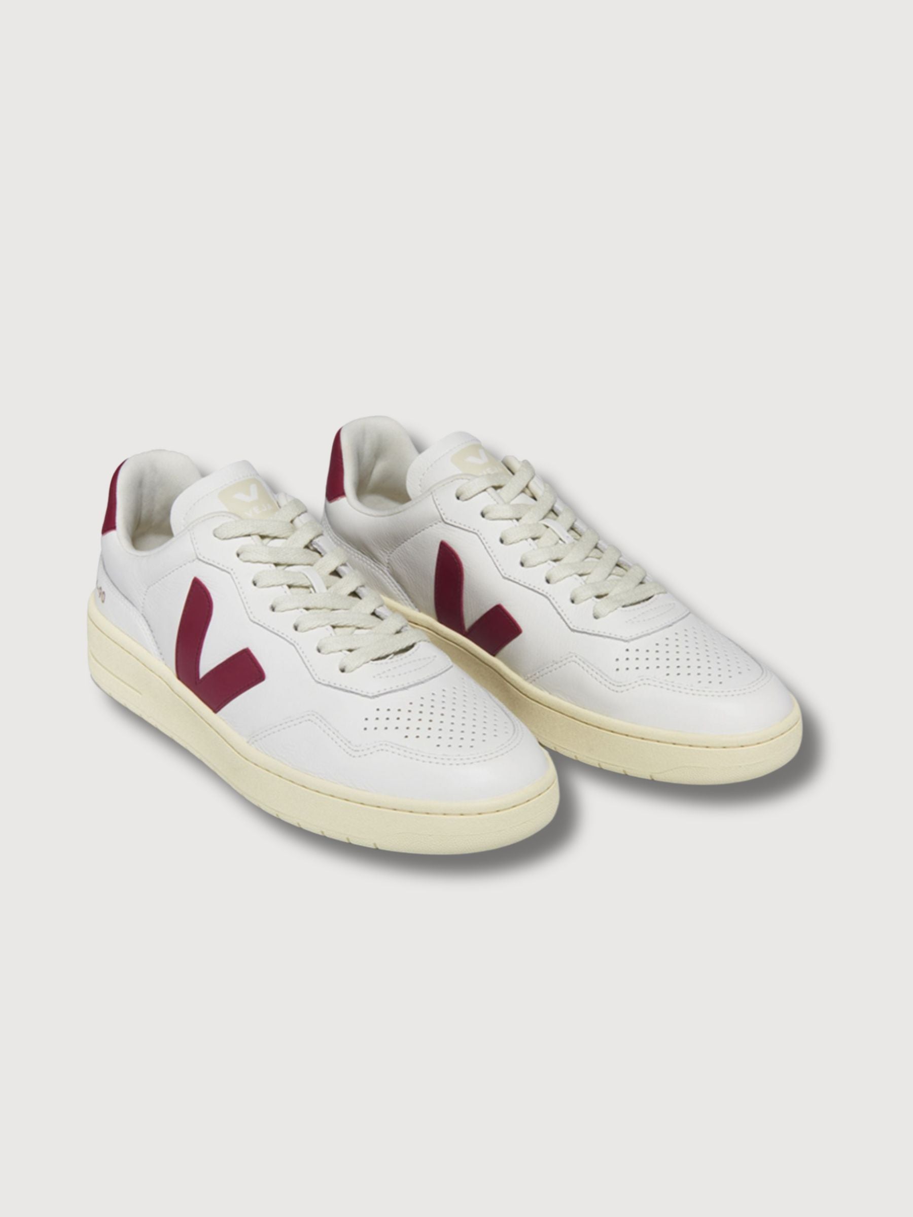 V-90 White Marsala Frau Sneakers | Veja