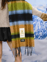 Scarf Teddy Black Multicolor Unisex | Verb To Do