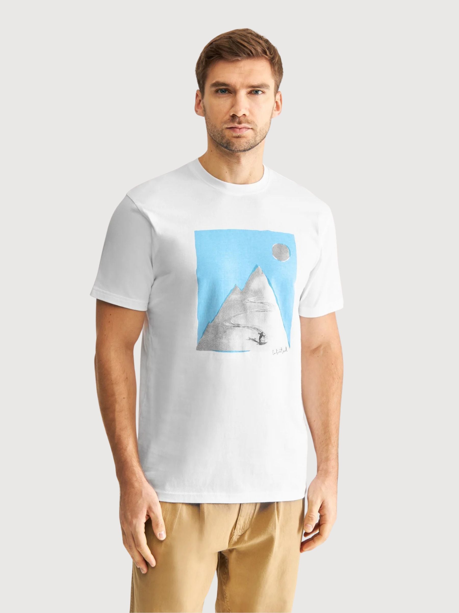 Maglietta Stockholm Ski Cut Out Bianca | Dedicated