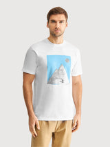 T-Shirt Stockholm Ski Cut Out White | Dedicated