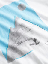 T-Shirt Stockholm Ski Cut Out White | Dedicated