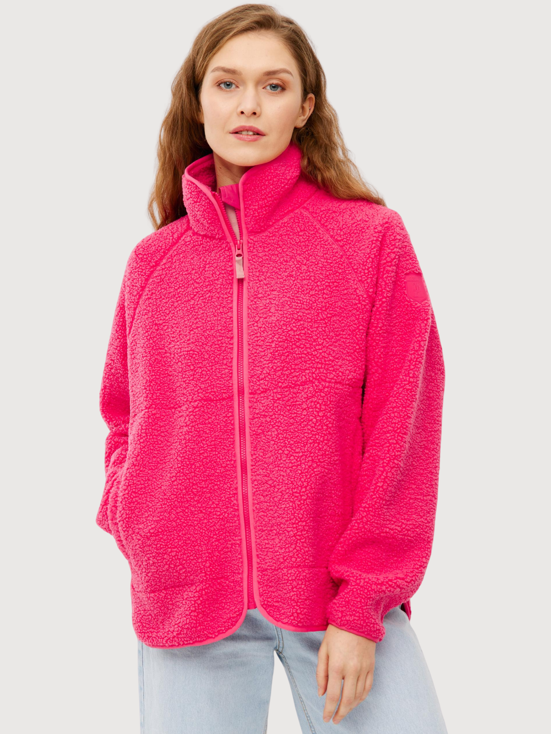 Kuschelby Fleecejacke Azalea Pink | Derbe