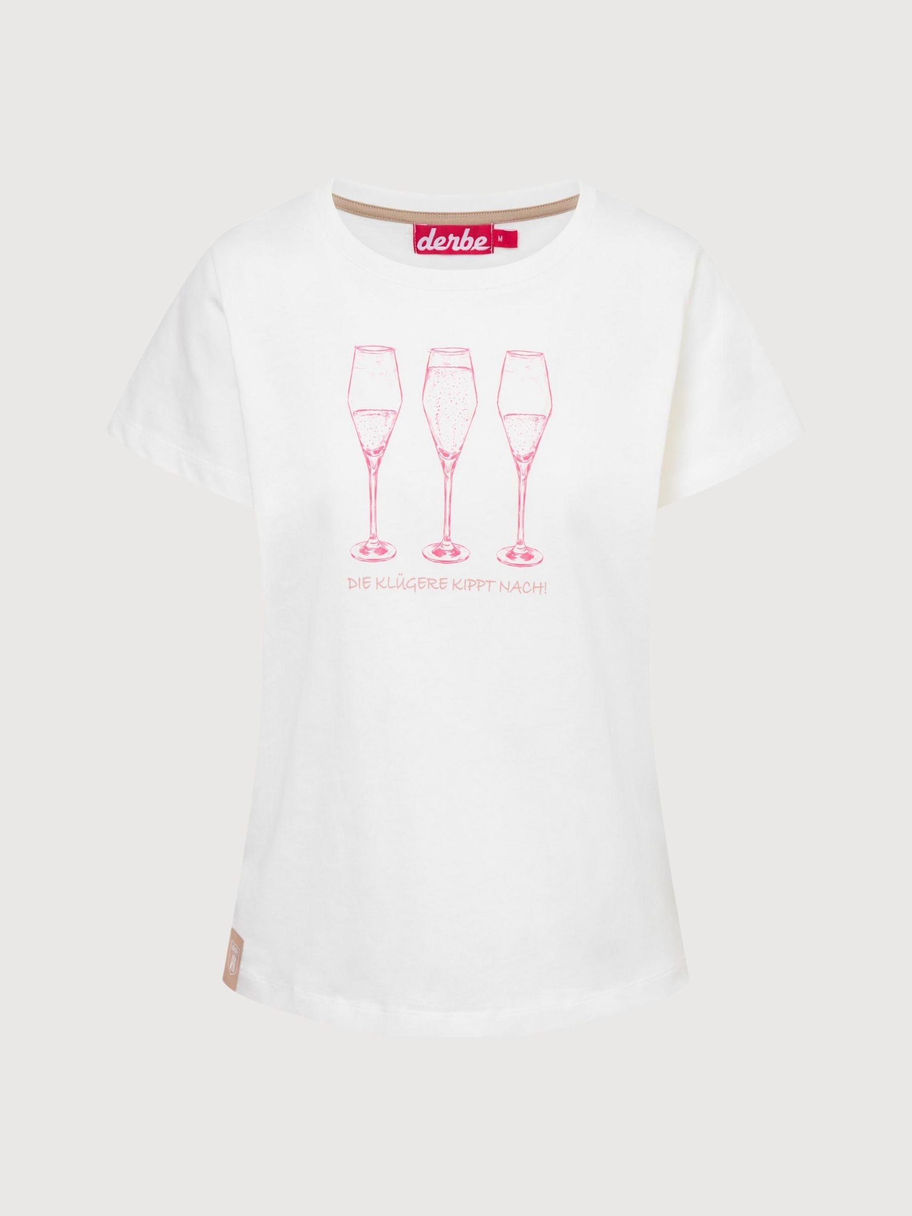 T-shirt  Klügere Bianco | DERBE