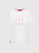 T-shirt  Klügere Bianco | DERBE