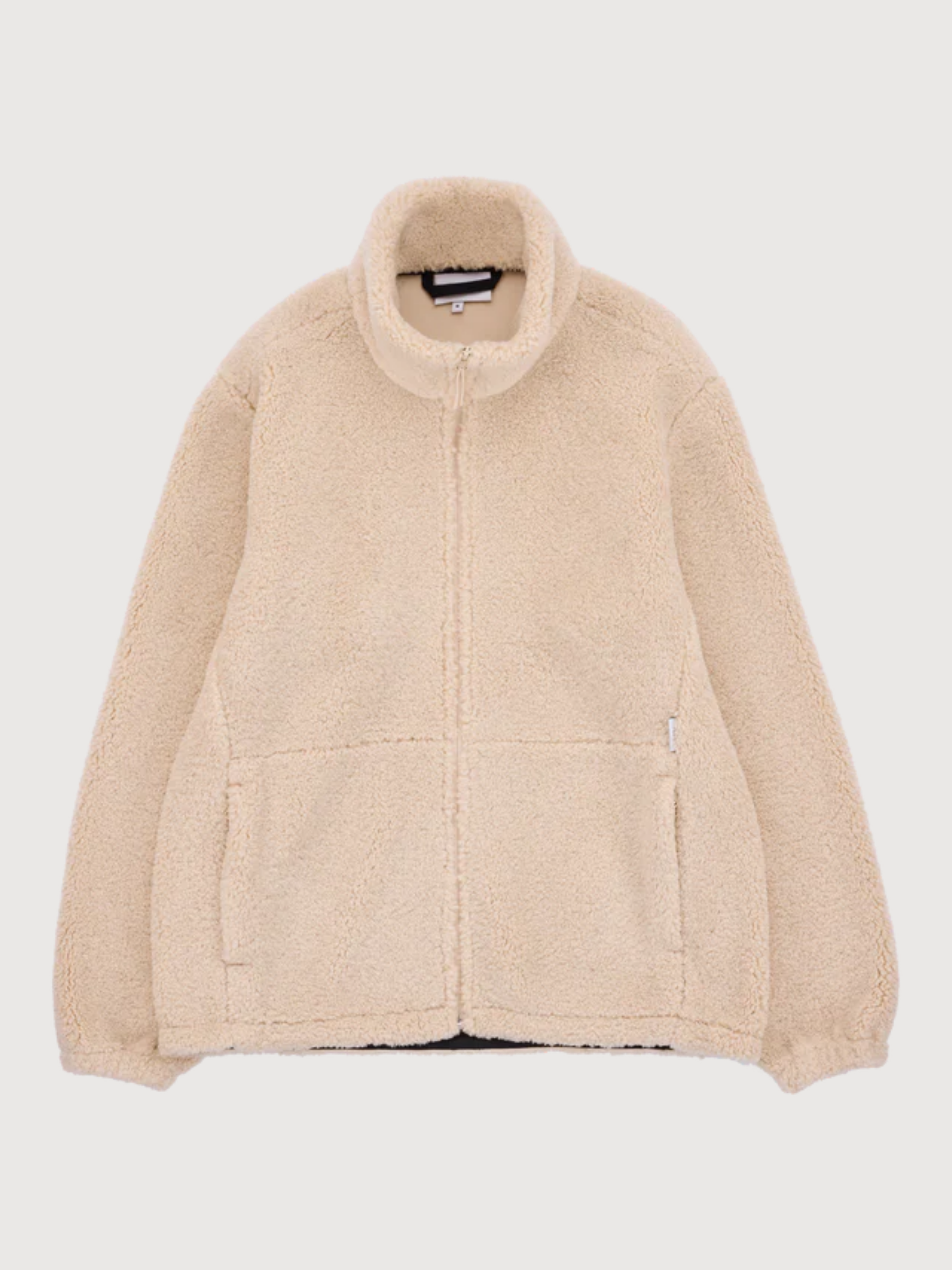 Giacca Mia Zip Pile Beige Donna | Makia