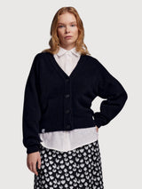 Hailey Woman Cardigan Black | Makia