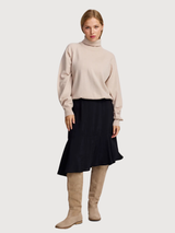 Pullover Sofa Beige Frau Merinowolle | Makia