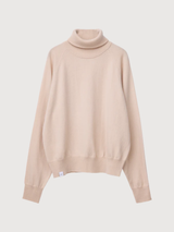 Pullover Sofa Beige Frau Merinowolle | Makia