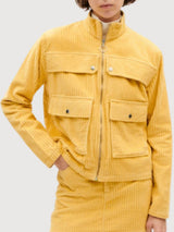 Giacca Celia Donna Gialla Cotone | Thinking Mu