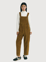 Jumpsuit Luz Brown Woman Cotton | Thinking Mu