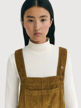 Jumpsuit Luz Brown Woman Cotton | Thinking Mu